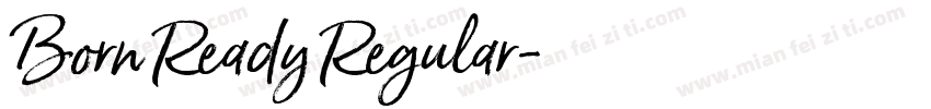 Born Ready Regular字体转换
